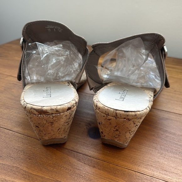 Luca Ferri | Brown wedge sandal - Picture 7 of 10